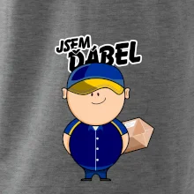 Jsem ďábel doručovatel modro žlutý