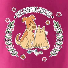 Kočka a pes best friends