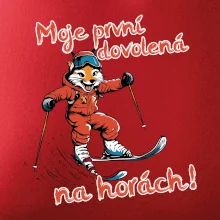 Moje první dovolená na horách hnědá  liška