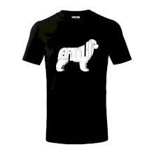 Novofundlandský pes - nápis v tělě