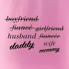 Partnerské triko nastávající rodiče