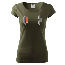 Rodinná trika - baterie maminka