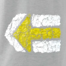 Párová turistická značka žlutá