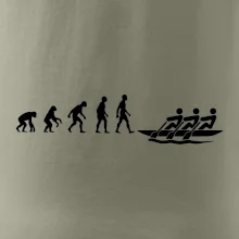 Evoluce veslování 3 lidi