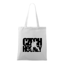 Czech hockey - nápis s hokejistou - Mistrovství světa v ledním hokeji 2026