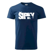 Šipky - nápis se šipkařem