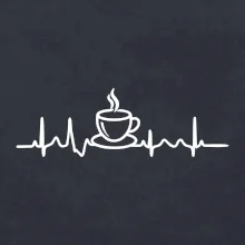 EKG hrnek kávy EKG hrnek kávy