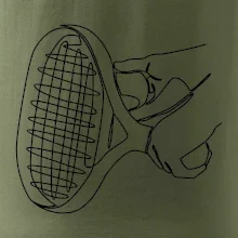 Tenisová raketa jednim tahem