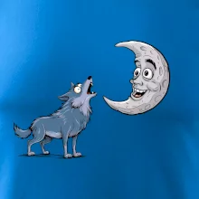 Parové triko - Vlk a měsíc