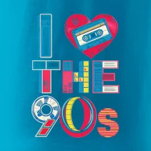 I love 90s - srdce a kazeta