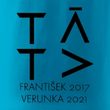 Táta v geometrickém fontu se jmény