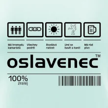 Čárový kód - Oslavenec