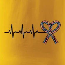 EKG srdce velikonoce