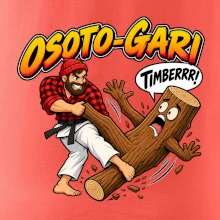 Osoto gari timber judo