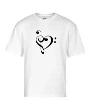 Houslový klíč srdce