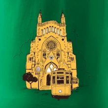 Mallorca - katedrála a tramvaj