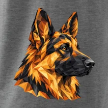 Německý ovčák - geometrická hlava