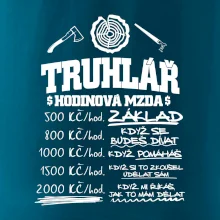 Hodinová mzda truhlář