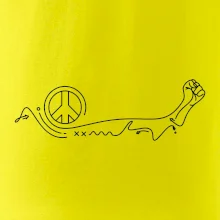 Pěst a symbol míru