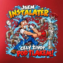 Instalatér celý život pod tlakem komiks