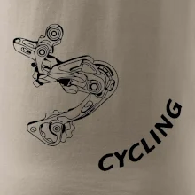 Cycling nápis šikmo