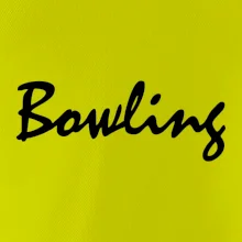 Bowling nápis psací