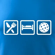 Eat sleep florbal v řadě