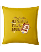 Kniha - Holka, která miluje knihy -  Vaše jméno