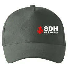 SDH nápis (oheň, název sboru - vlastní nápis)