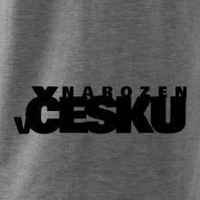 Nápis - Narozen v Česku