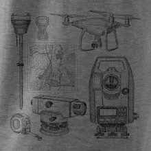 Geodet teodolit dron Geodet teodolit dron