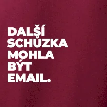DALŠÍ SCHŮZKA MOHLA BÝT EMAIL.
