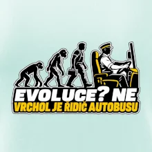 Evoluce vrchol je řidič autobusu