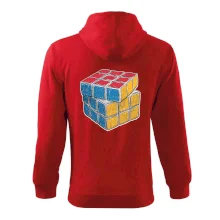 Rubikova kostka kreslená