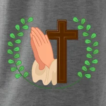 Věnec - kříž a modlení