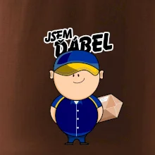 Jsem ďábel doručovatel modro žlutý