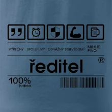 Čárový kód - Ředitel