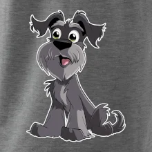 Knírač kreslený sedící