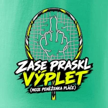 Badminton prasklý výplet