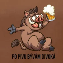 Po pivu bývám divoká