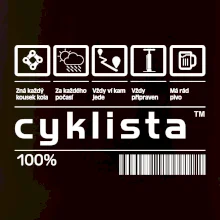 Čárový kód - Cyklista