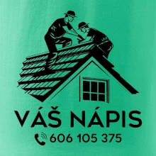 Tričko pro pokrývače - Dva dělníci