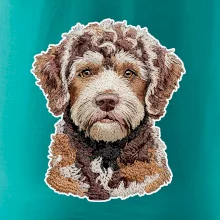 Lagotto romagnolo vyšívaná hlava