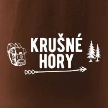 Krušné hory nápis