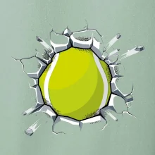 Tenisový míč v triku