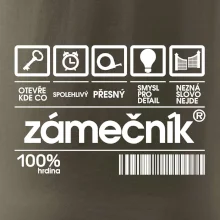 Čárový kód - zámečník