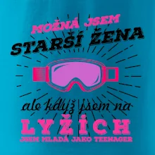 Lyže - možná jsem starší žena