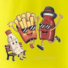 Souboj o hranolky kečup tatarka