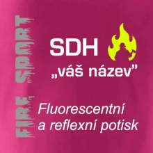 SDH Váš název - FLUO + Reflexní potisk