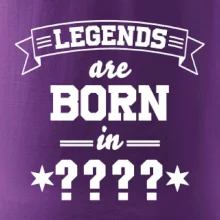 Legends are born in vlastní ročník